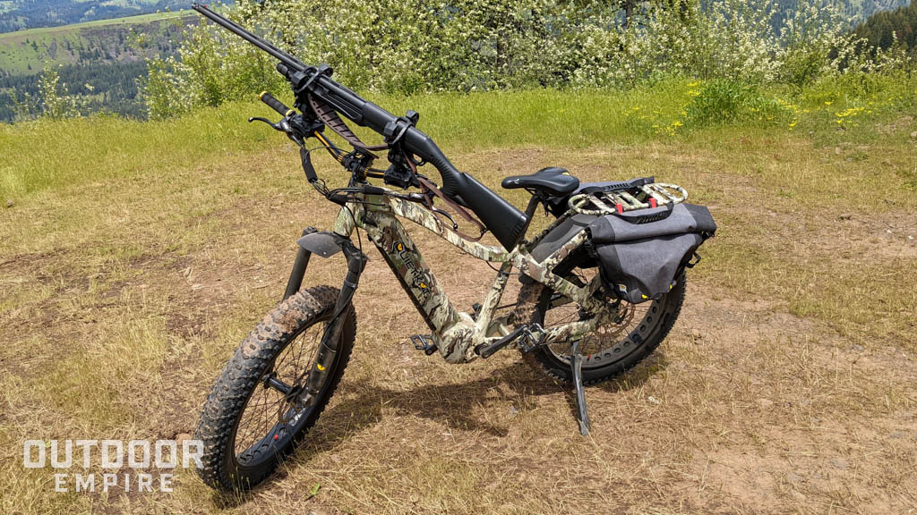 Quietkat apex with gun on rack