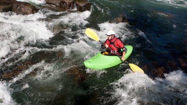 Whitewater kayaking