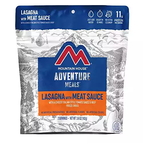 Mountain house dehydrated meals