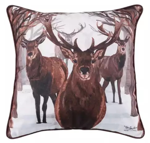 Home deer decorative pillow